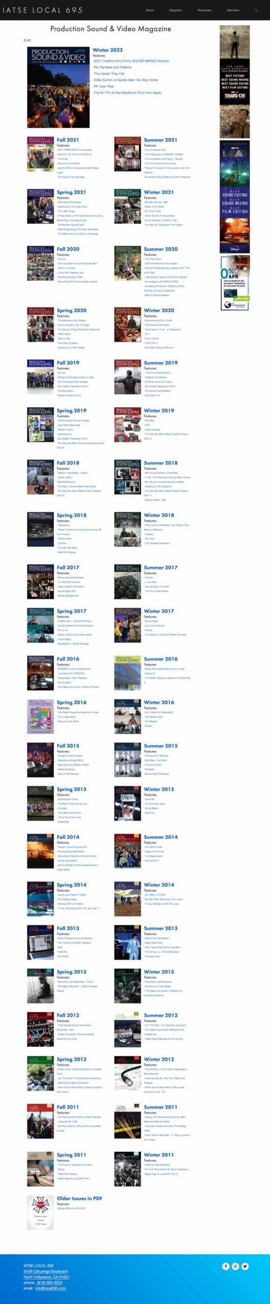 Production-Sound-Video-Magazine