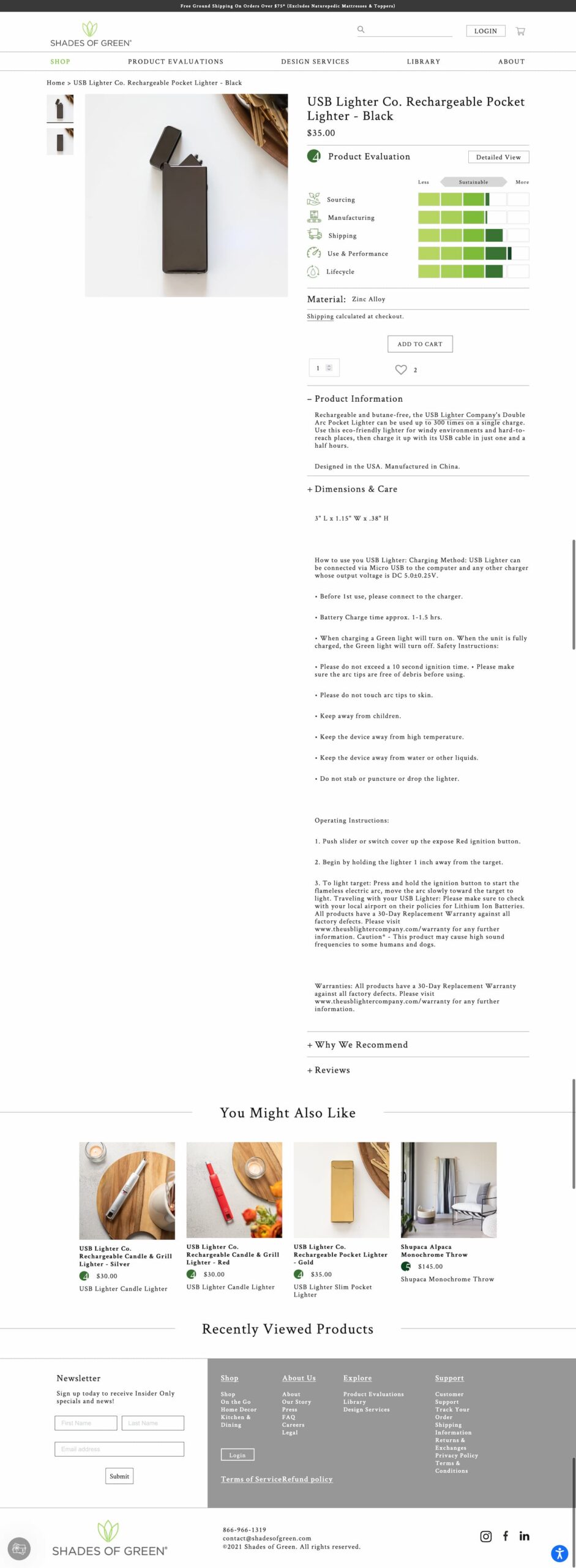 USB-Lighter-Slim-Pocket-Lighter-–-Shades-of-Green